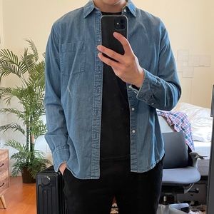 Uniqlo denim shirt